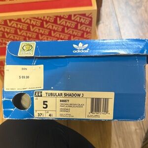 Adidas Tubular Shadow J in Brown and Black